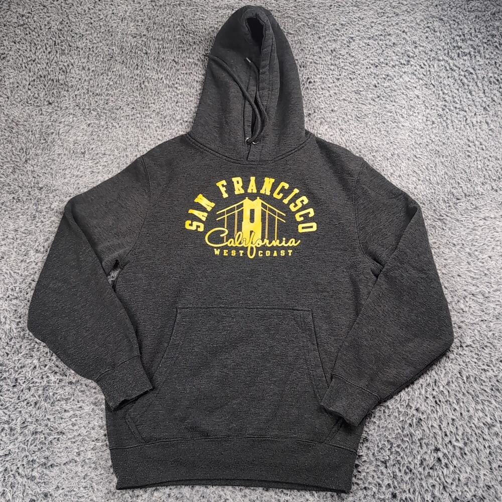 San Francisco California Hoodie Adult Small Gray Destination Pullover Sweatshirt - Picture 1 of 6